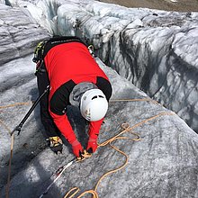 Vorbereitung Bergrettungs-Eiskurs